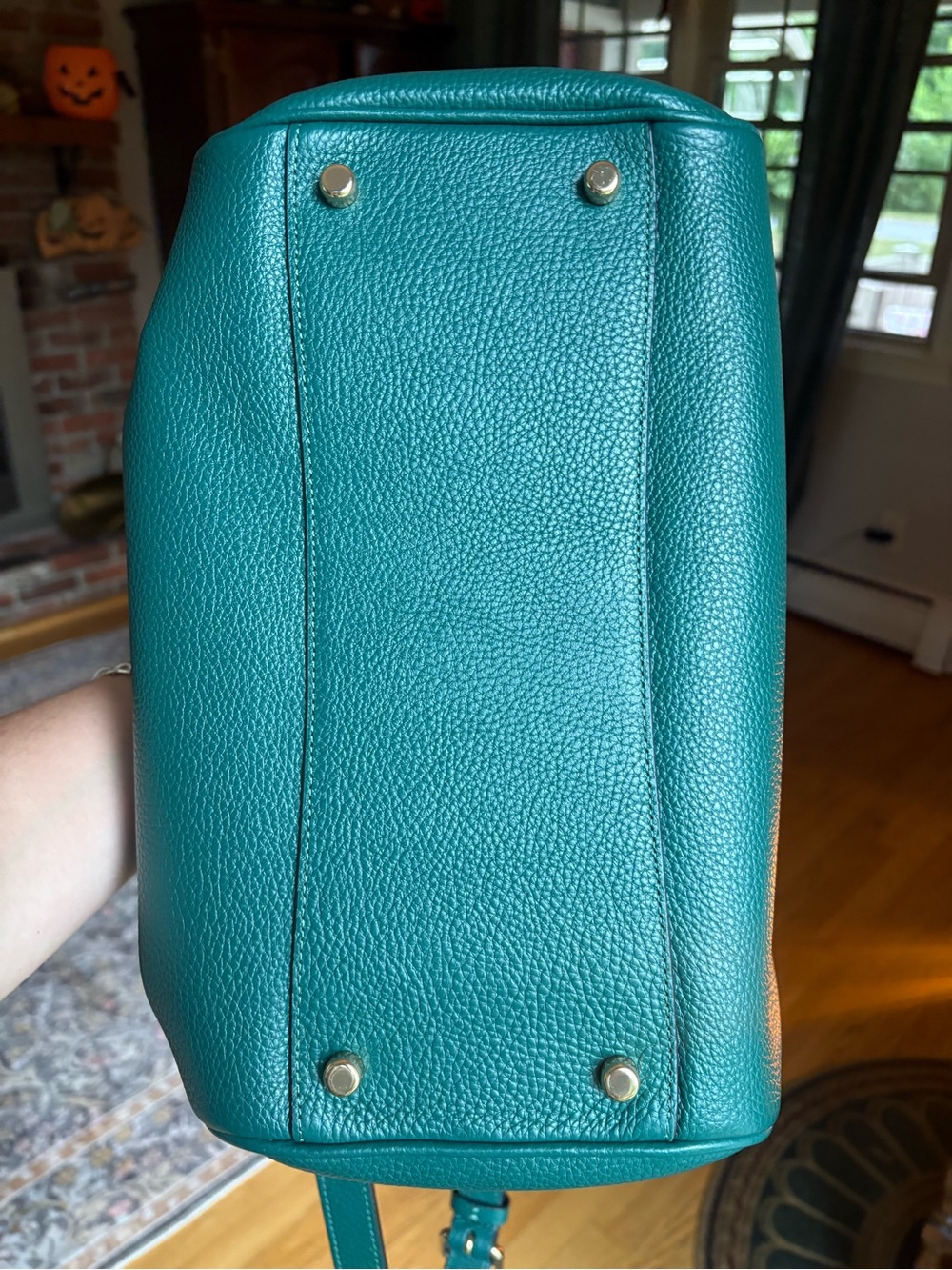 COACH Rowan Emerald Green Large - Picture 4 of 15